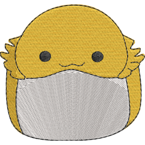 Bertwin the Bearded Dragon Squishmallows Free Machine Embroidery Design