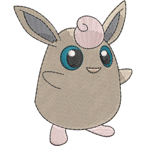 Wigglytuff Pokemon Free Coloring Page for Kids