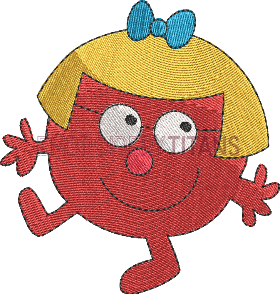 Little Miss Contrary Mr Men Free Machine Embroidery Design Download in ...