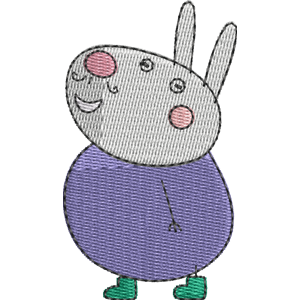 Monsieur Donkey Peppa Pig Free Machine Embroidery Design