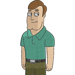 Greg Corbin American Dad! Free Machine Embroidery Design