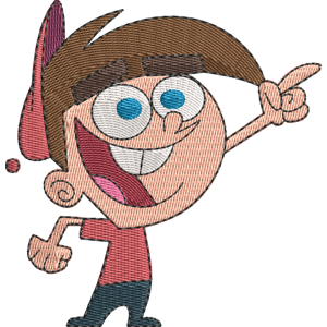 Timmy Turner Fairly Odd Parents Free Machine Embroidery Design