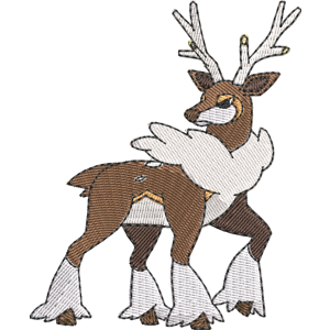 Sawsbuck - Winter Form Pokemon Free Coloring Page for Kids
