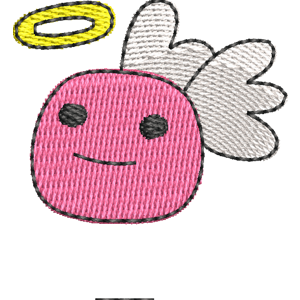 Marutchi Angel Tamagotchi Free Coloring Page for Kids