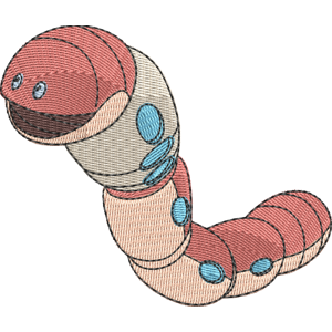 Orthworm Pokemon Free Machine Embroidery Design