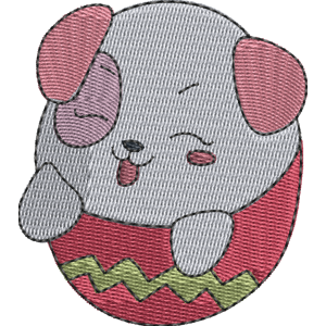 Crackles the Dog Pikmi Pops Free Machine Embroidery Design