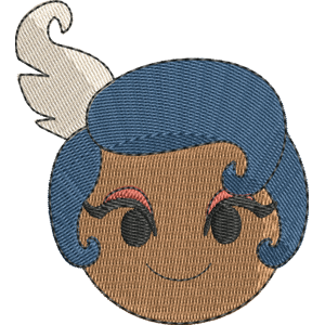 Almost There Tiana Disney Emoji Blitz Free Machine Embroidery Design