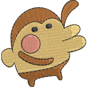Monkeytchi Tamagotchi Free Coloring Page for Kids