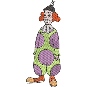 Clown The ZhuZhus Free Coloring Page for Kids
