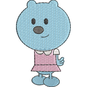 Huggy Wow! Wow! Wubbzy! Free Machine Embroidery Design