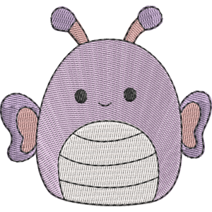 Brenda the Butterfly Squishmallows Free Machine Embroidery Design