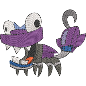 Wizwuz Mixels Free Machine Embroidery Design