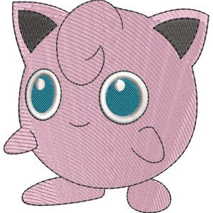 Jigglypuff 1 Pokemon Free Coloring Page for Kids
