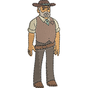 Sheriff Nomad of Nowhere Free Machine Embroidery Design