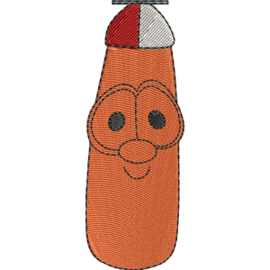 Lenny Carrot VeggieTales in the City Free Coloring Page for Kids