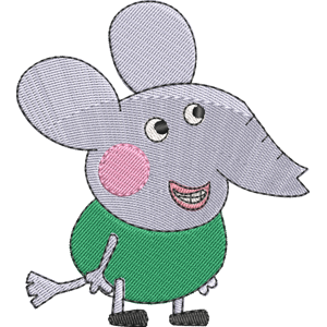 Edmond Elephant Peppa Pig Free Coloring Page for Kids