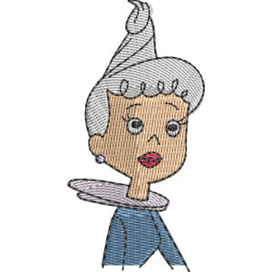 Miss Gamma The Jetsons Free Machine Embroidery Design