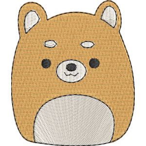 Angie the Shiba Inu Squishmallows Free Machine Embroidery Design