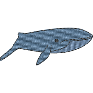 Blue whale Octonauts Free Machine Embroidery Design