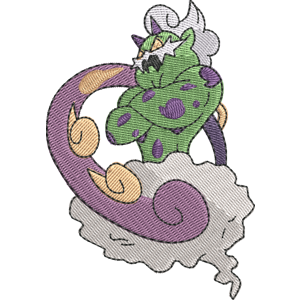 Tornadus Pokemon Free Coloring Page for Kids