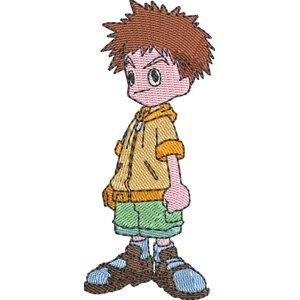 Izzy Izumi (Adventure) Digimon Free Coloring Page for Kids