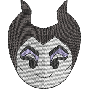 Maleficent Disney Emoji Blitz Free Machine Embroidery Design