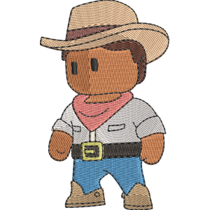 Colt Eastwood Stumble Guys Free Machine Embroidery Design