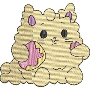 Mittens the Persian Kitten Pikmi Pops Free Machine Embroidery Design