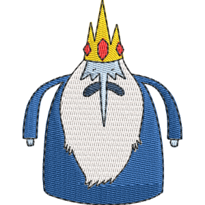 Ice King Adventure Time Free Machine Embroidery Design