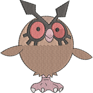 Hoothoot Pokemon Free Coloring Page for Kids