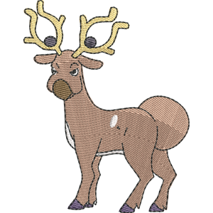 Stantler Pokemon Free Coloring Page for Kids