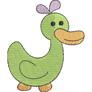 Ducky-Ducks Wow! Wow! Wubbzy! Free Machine Embroidery Design