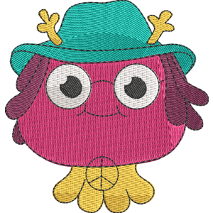 Auntie Wobbleson Moshi Monsters Free Coloring Page for Kids