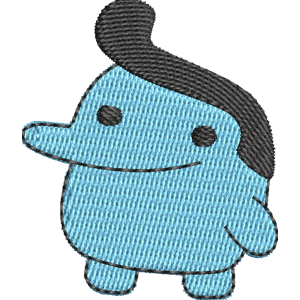 Mr. Ginjirotchi Tamagotchi Free Coloring Page for Kids