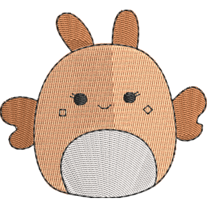 Amal the Moth Squishmallows Free Machine Embroidery Design