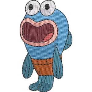 Blue Fish Zig & Sharko Free Coloring Page for Kids