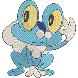Froakie Pokemon Free Coloring Page for Kids