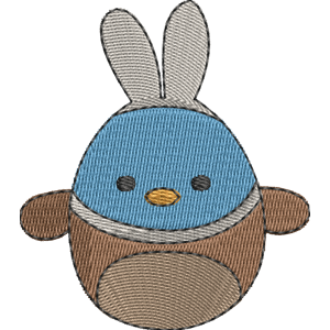 Daksa the Duck Squishmallows Free Machine Embroidery Design