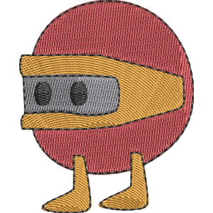 Pooka Pac Man Free Machine Embroidery Design