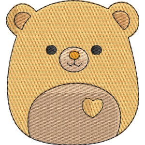 Chamberlain the Bear Squishmallows Free Machine Embroidery Design