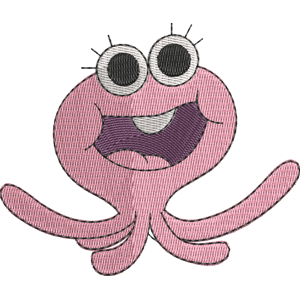 Child Octopus Zig & Sharko Free Machine Embroidery Design