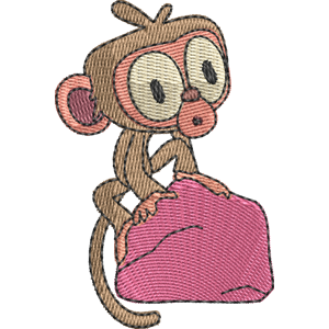 Monkey Pocoyo Free Machine Embroidery Design