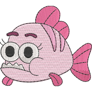 Penny Piranha Pinkfong Free Machine Embroidery Design