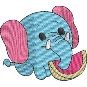 Moni the Elephant Pikmi Pops Free Machine Embroidery Design