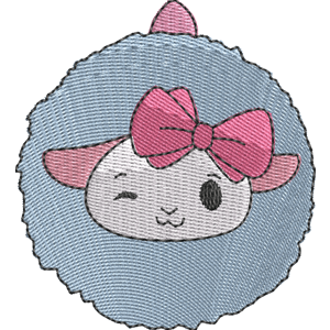 Patoots the Sheep Pikmi Pops Free Machine Embroidery Design