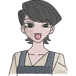 Komi Shuuko Komi Can't Communicate Free Machine Embroidery Design