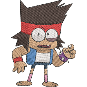 Combined K.O. OK K.O.! Let's Be Heroes Free Machine Embroidery Design