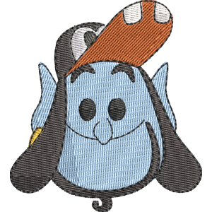 Vacation Genie Disney Emoji Blitz Free Machine Embroidery Design