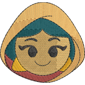 Disguised Jasmine Disney Emoji Blitz Free Machine Embroidery Design