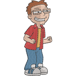 Steve Smith American Dad! Free Machine Embroidery Design